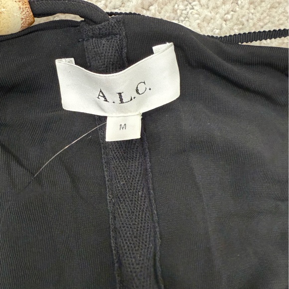 ALC Black Ruched Halter Mini Dress - Picture 4 of 5